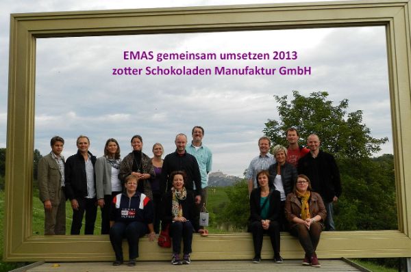 Gruppenbild bei Zotter Gruppenbild bei Zotter