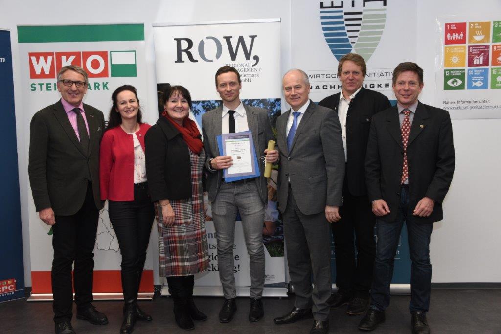 ÖKOPROFIT 2018 Auszeichnung in der WKO Regionalstelle Murtal