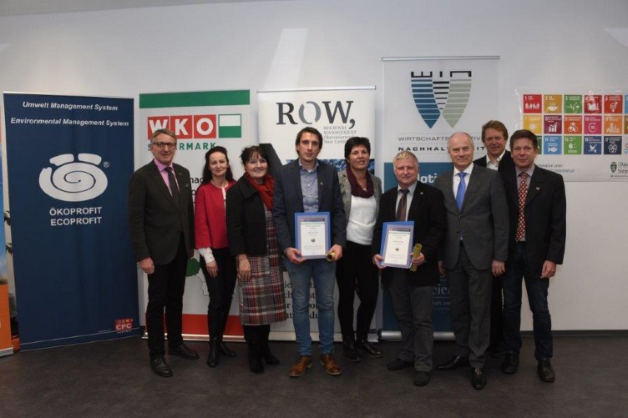 ÖKOPROFIT 2018 Auszeichnung in der WKO Regionalstelle Murtal