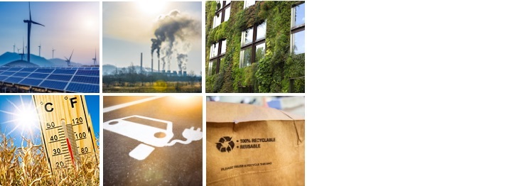 Umwelt- und Klimaschutz: Einsparungen und effizientere Nutzung von Rohstoffen und Energie, Umstieg auf erneuerbare Energieträger, klimafitte Außenbegrünung, Anpassung an den Klimawandel oder klimafreundliche Mobilität - die Maßnahmen sind vielfältig, um einen Beitrag im Bereich Umwelt- und Klimaschutz zu leisten.